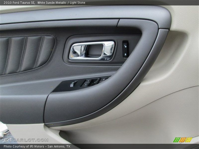 White Suede Metallic / Light Stone 2010 Ford Taurus SE