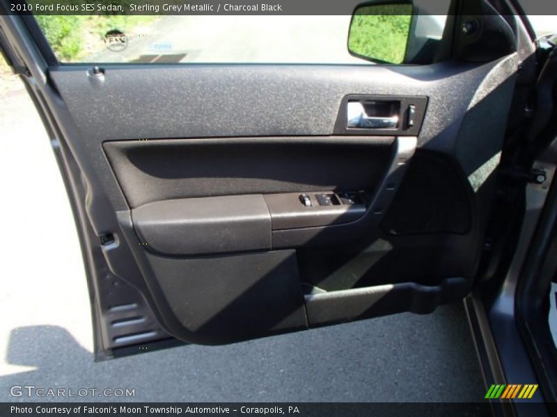 Sterling Grey Metallic / Charcoal Black 2010 Ford Focus SES Sedan