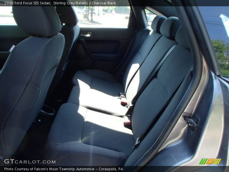 Sterling Grey Metallic / Charcoal Black 2010 Ford Focus SES Sedan