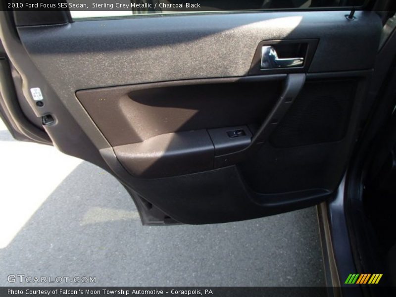 Sterling Grey Metallic / Charcoal Black 2010 Ford Focus SES Sedan