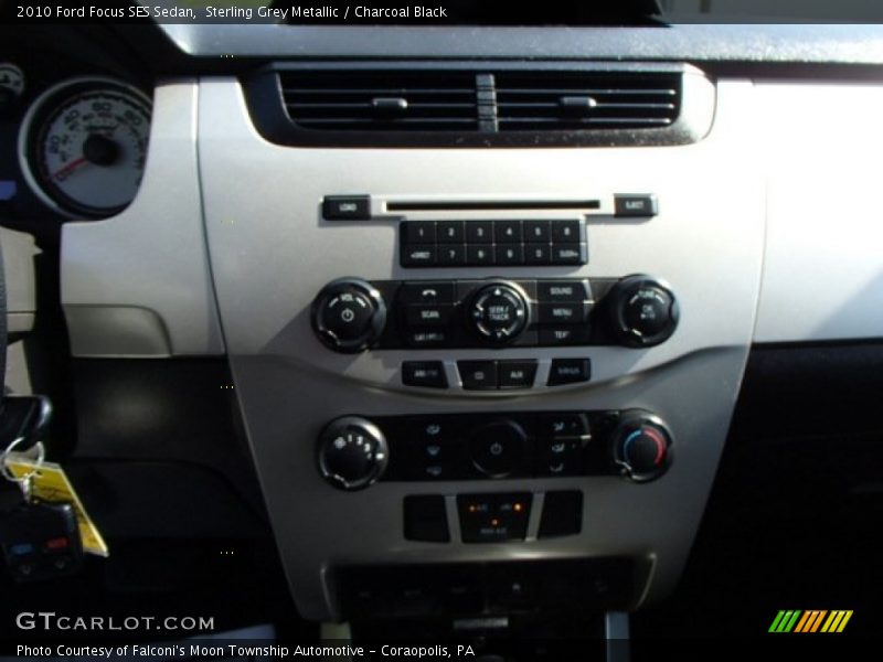 Sterling Grey Metallic / Charcoal Black 2010 Ford Focus SES Sedan