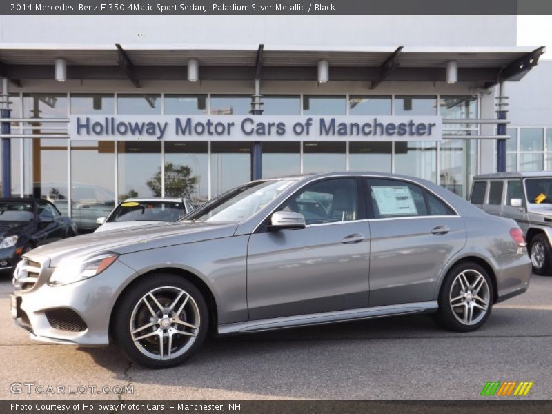 Paladium Silver Metallic / Black 2014 Mercedes-Benz E 350 4Matic Sport Sedan