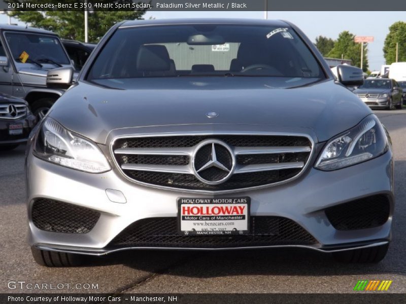 Paladium Silver Metallic / Black 2014 Mercedes-Benz E 350 4Matic Sport Sedan