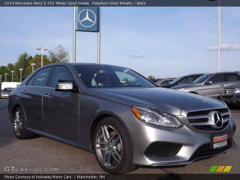 Paladium Silver Metallic / Black 2014 Mercedes-Benz E 350 4Matic Sport Sedan