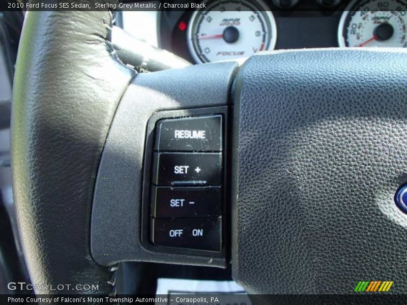 Sterling Grey Metallic / Charcoal Black 2010 Ford Focus SES Sedan