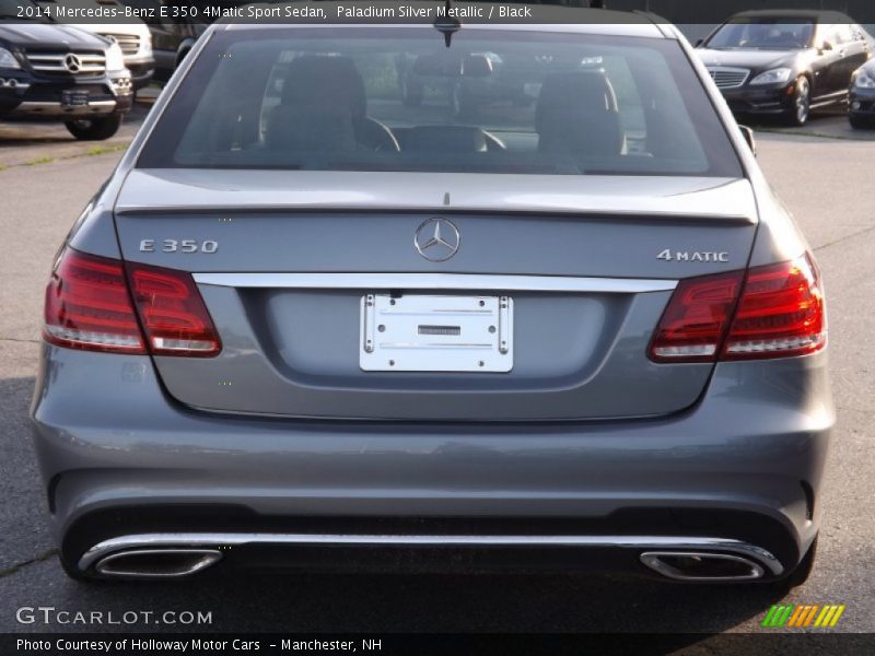 Paladium Silver Metallic / Black 2014 Mercedes-Benz E 350 4Matic Sport Sedan