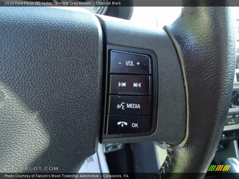 Sterling Grey Metallic / Charcoal Black 2010 Ford Focus SES Sedan