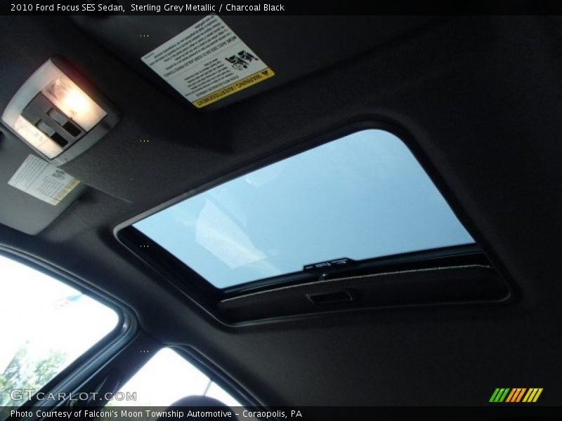 Sterling Grey Metallic / Charcoal Black 2010 Ford Focus SES Sedan