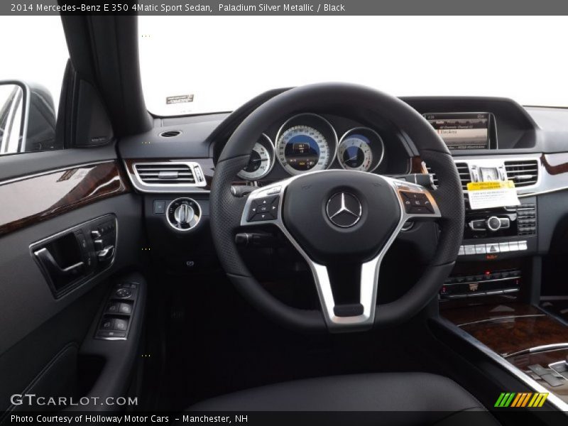 Paladium Silver Metallic / Black 2014 Mercedes-Benz E 350 4Matic Sport Sedan