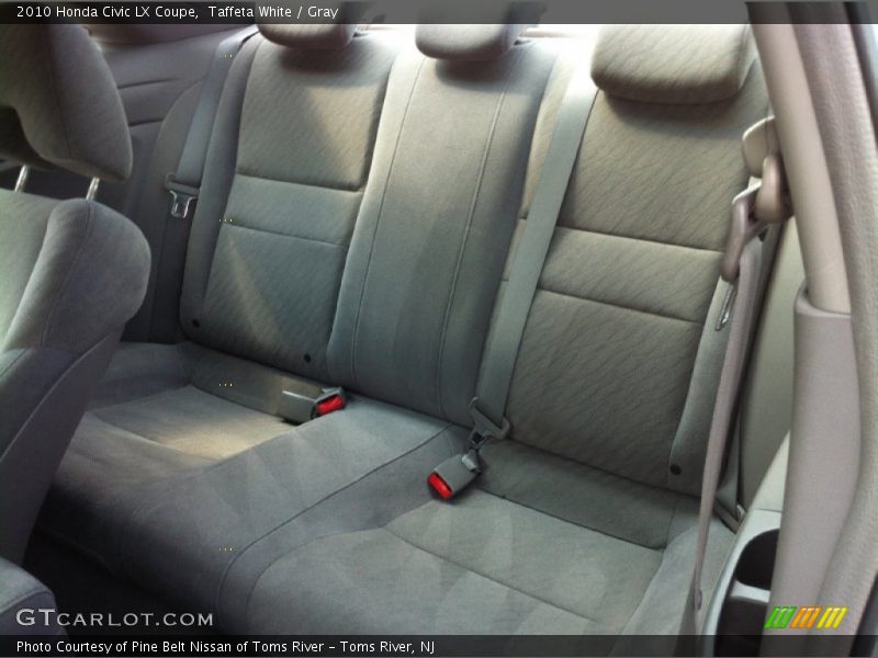 Taffeta White / Gray 2010 Honda Civic LX Coupe