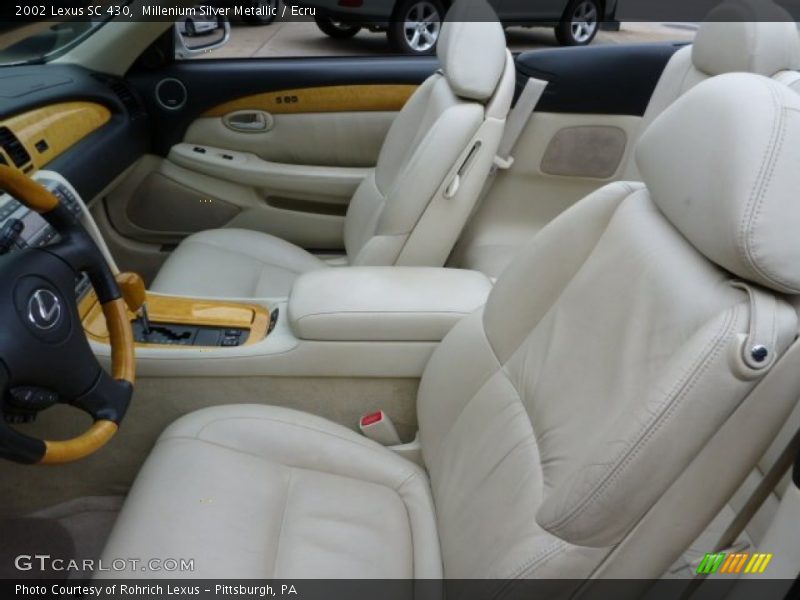 Millenium Silver Metallic / Ecru 2002 Lexus SC 430