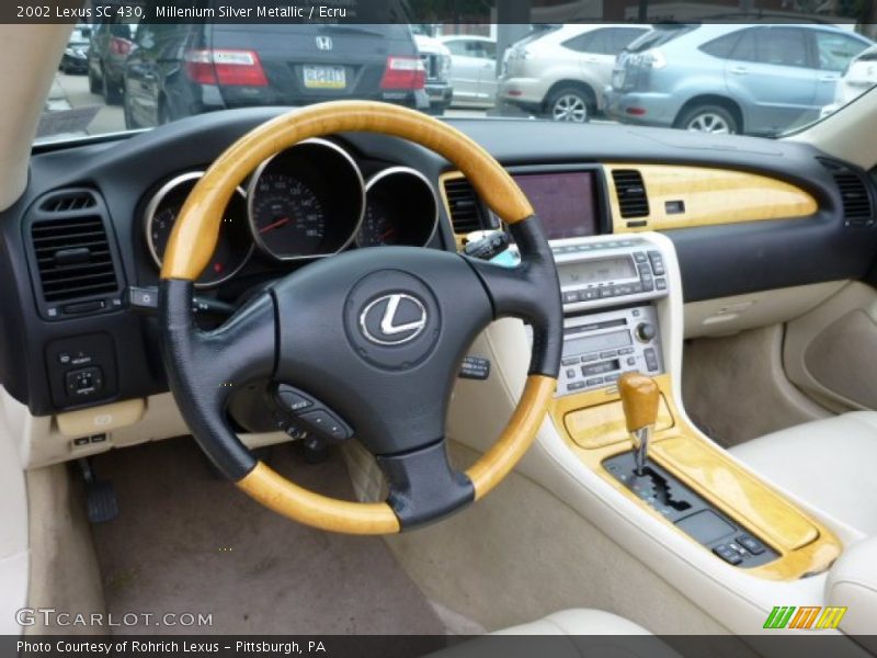 Millenium Silver Metallic / Ecru 2002 Lexus SC 430