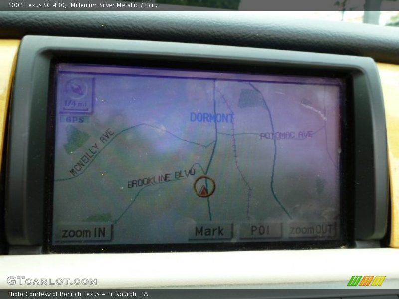 Millenium Silver Metallic / Ecru 2002 Lexus SC 430