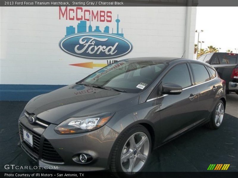 Sterling Gray / Charcoal Black 2013 Ford Focus Titanium Hatchback