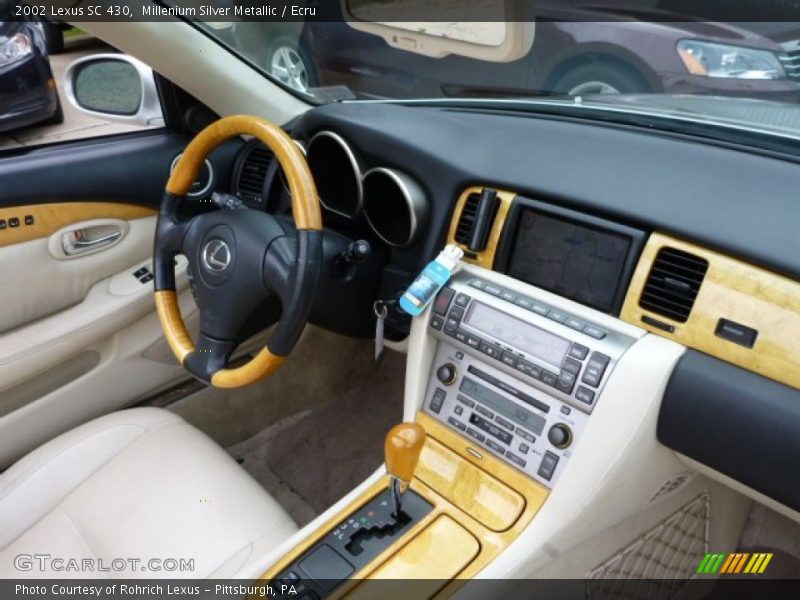 Millenium Silver Metallic / Ecru 2002 Lexus SC 430
