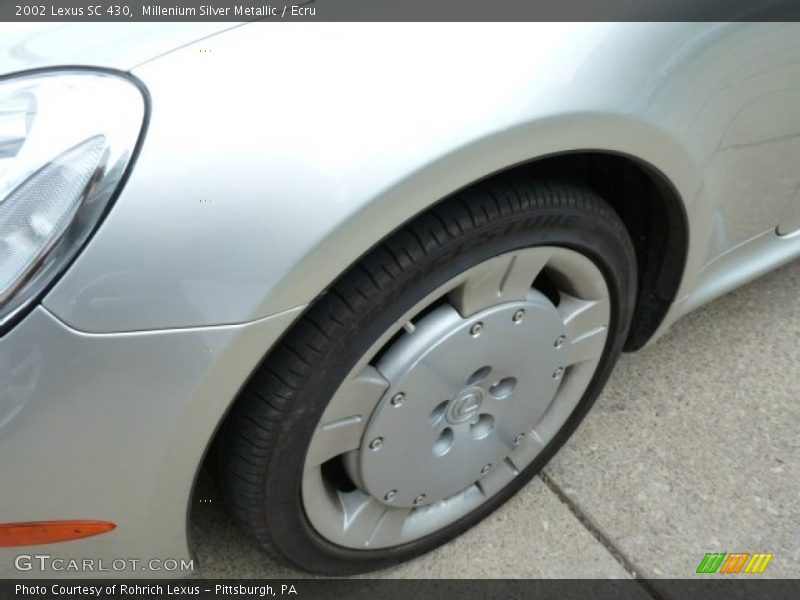Millenium Silver Metallic / Ecru 2002 Lexus SC 430