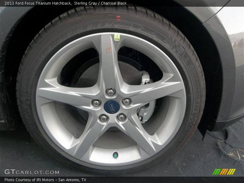 Sterling Gray / Charcoal Black 2013 Ford Focus Titanium Hatchback