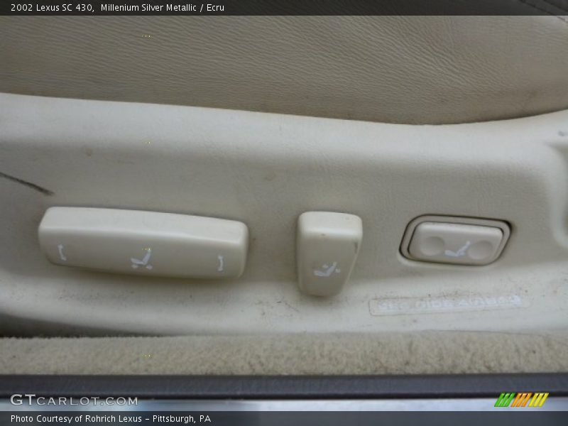 Millenium Silver Metallic / Ecru 2002 Lexus SC 430