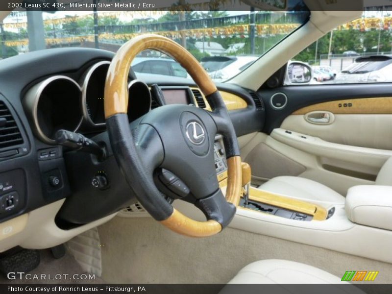 Millenium Silver Metallic / Ecru 2002 Lexus SC 430