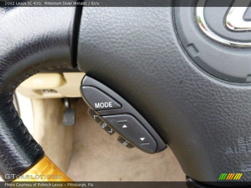 Millenium Silver Metallic / Ecru 2002 Lexus SC 430