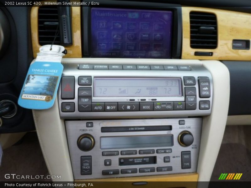 Millenium Silver Metallic / Ecru 2002 Lexus SC 430