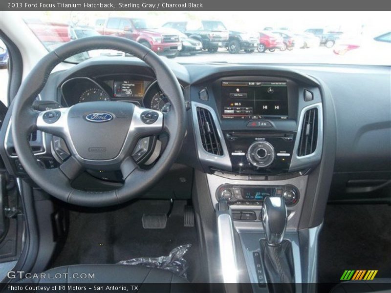 Sterling Gray / Charcoal Black 2013 Ford Focus Titanium Hatchback