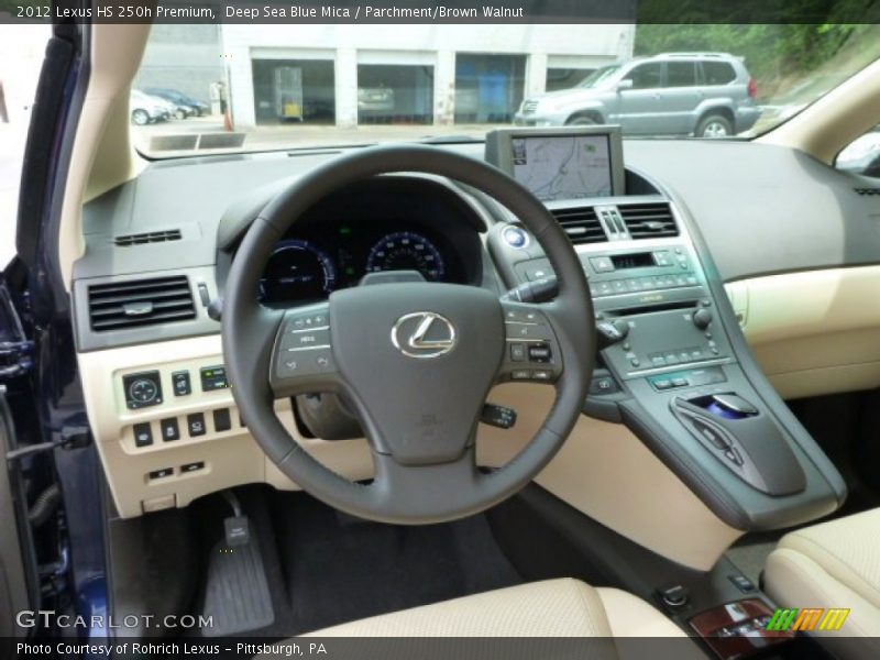 Dashboard of 2012 HS 250h Premium