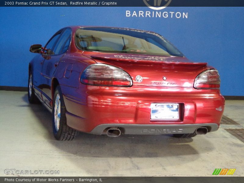 Redfire Metallic / Graphite 2003 Pontiac Grand Prix GT Sedan