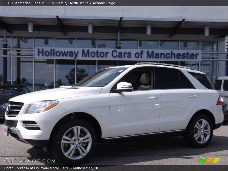 Arctic White / Almond Beige 2013 Mercedes-Benz ML 350 4Matic