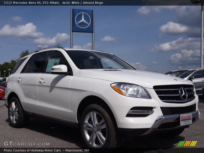 Arctic White / Almond Beige 2013 Mercedes-Benz ML 350 4Matic