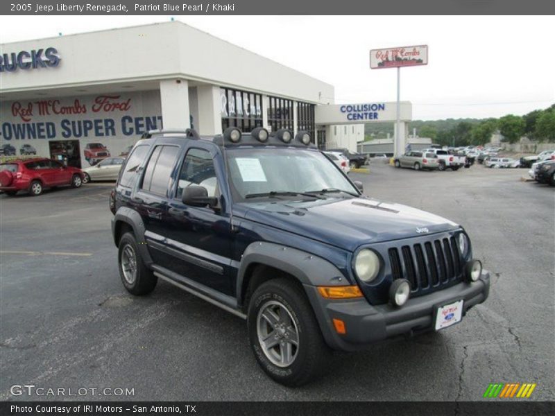 Patriot Blue Pearl / Khaki 2005 Jeep Liberty Renegade