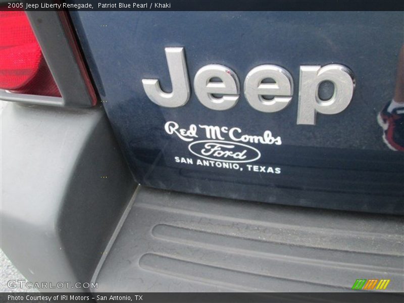 Patriot Blue Pearl / Khaki 2005 Jeep Liberty Renegade