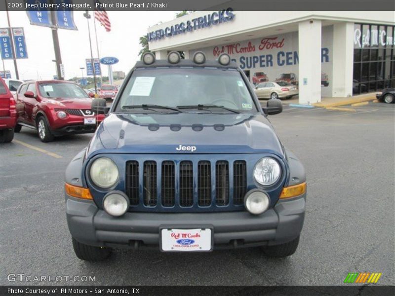 Patriot Blue Pearl / Khaki 2005 Jeep Liberty Renegade