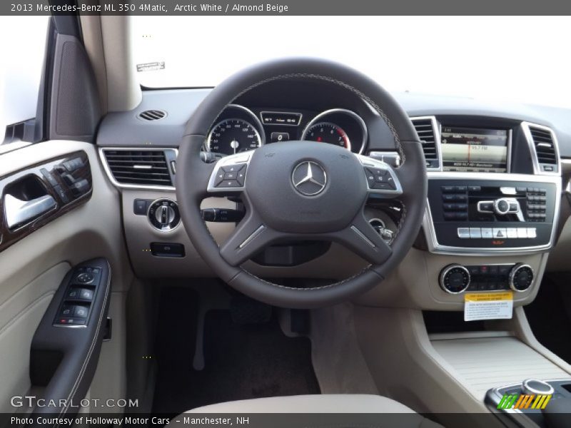 Arctic White / Almond Beige 2013 Mercedes-Benz ML 350 4Matic