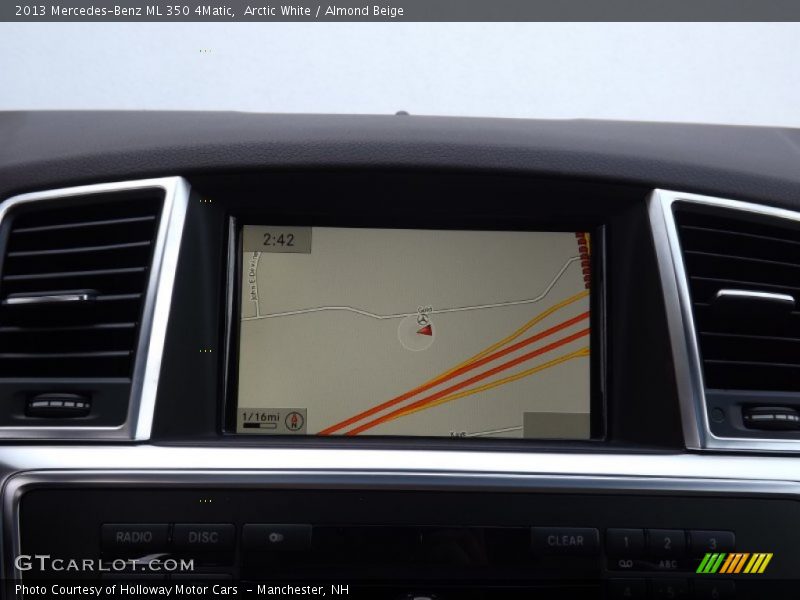 Arctic White / Almond Beige 2013 Mercedes-Benz ML 350 4Matic