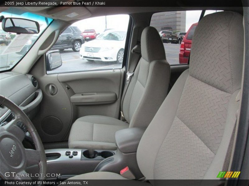 Patriot Blue Pearl / Khaki 2005 Jeep Liberty Renegade