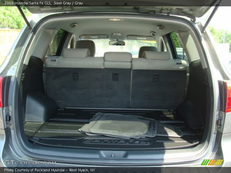 Steel Gray / Gray 2009 Hyundai Santa Fe GLS