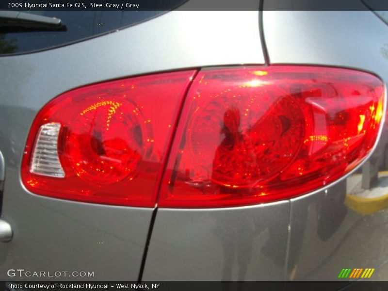 Steel Gray / Gray 2009 Hyundai Santa Fe GLS