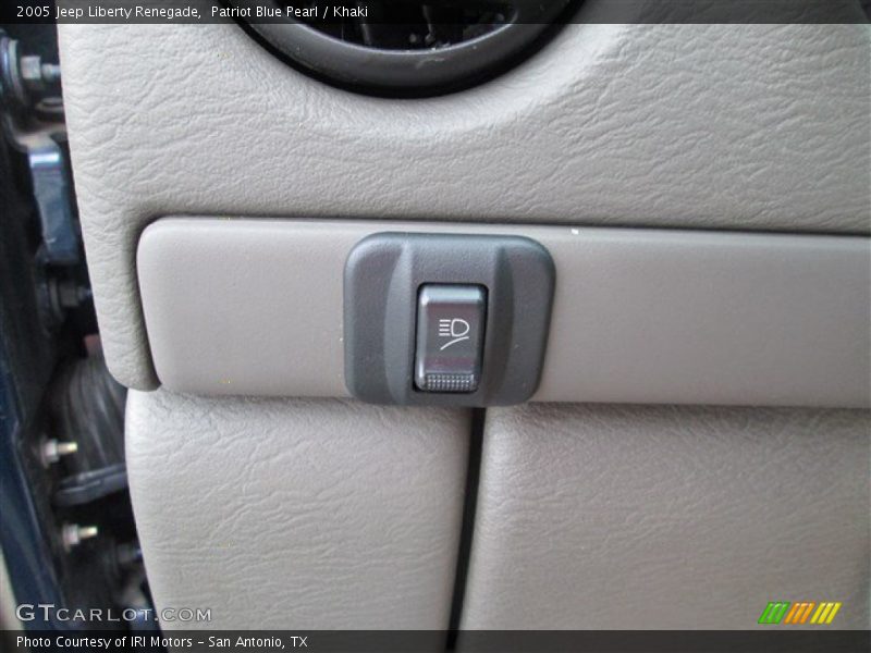 Patriot Blue Pearl / Khaki 2005 Jeep Liberty Renegade