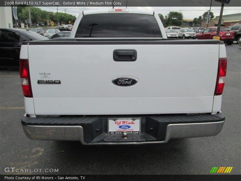 Oxford White / Medium Flint Grey 2008 Ford F150 XLT SuperCab