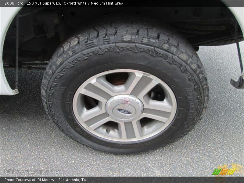 Oxford White / Medium Flint Grey 2008 Ford F150 XLT SuperCab