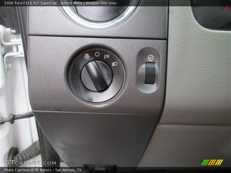 Oxford White / Medium Flint Grey 2008 Ford F150 XLT SuperCab