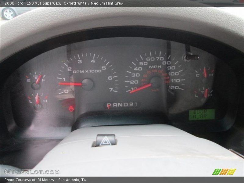 Oxford White / Medium Flint Grey 2008 Ford F150 XLT SuperCab