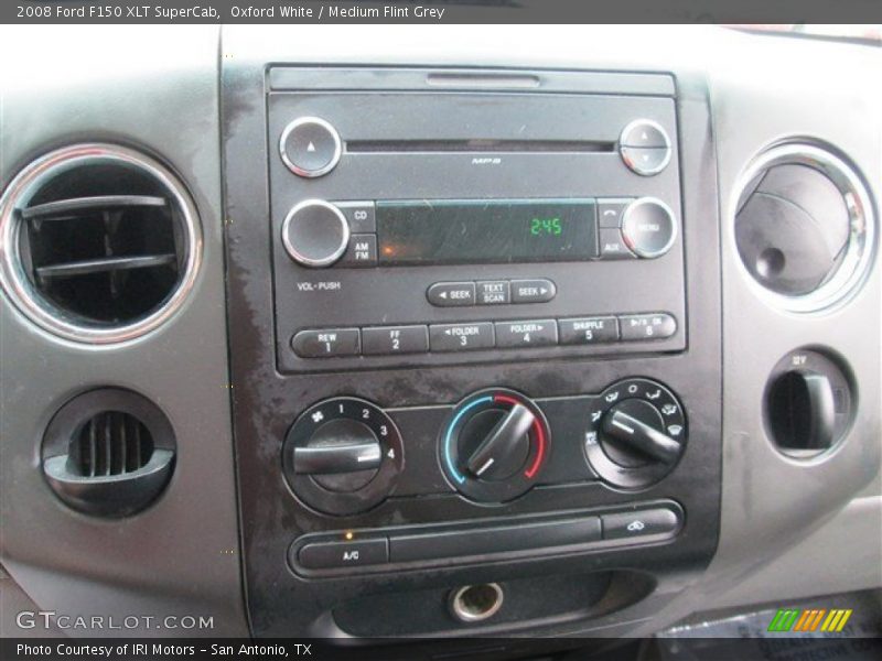 Oxford White / Medium Flint Grey 2008 Ford F150 XLT SuperCab