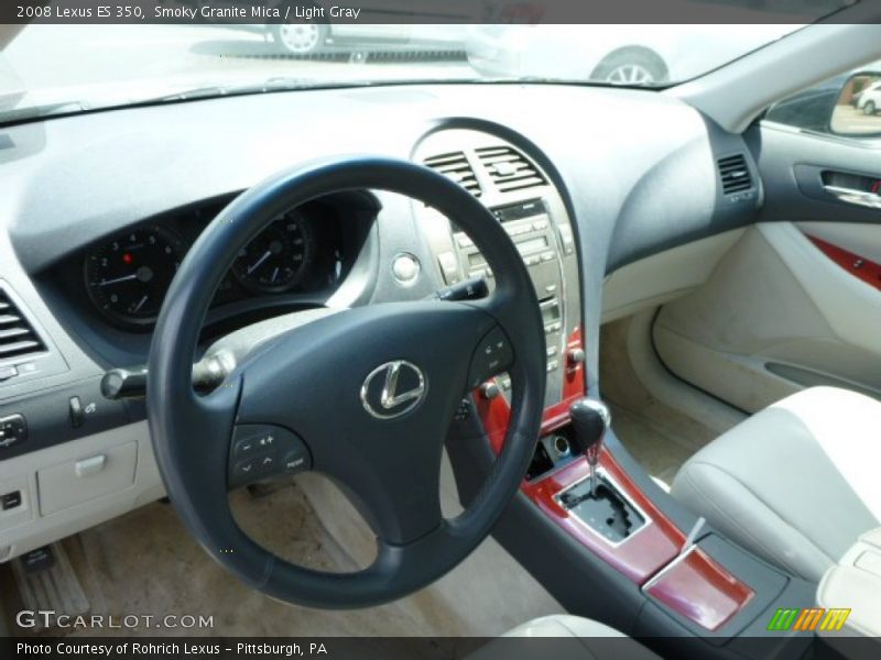 Smoky Granite Mica / Light Gray 2008 Lexus ES 350