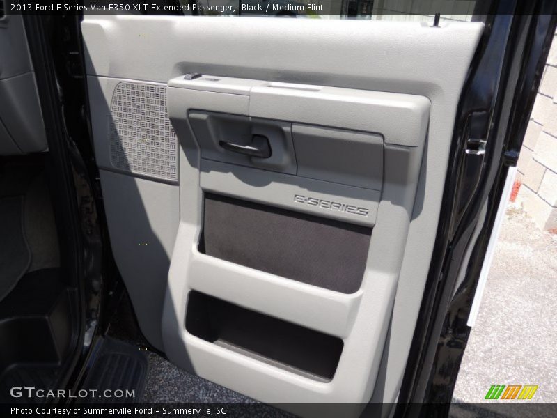 Black / Medium Flint 2013 Ford E Series Van E350 XLT Extended Passenger