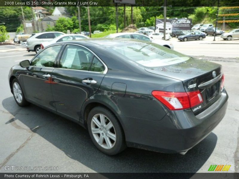 Smoky Granite Mica / Light Gray 2008 Lexus ES 350