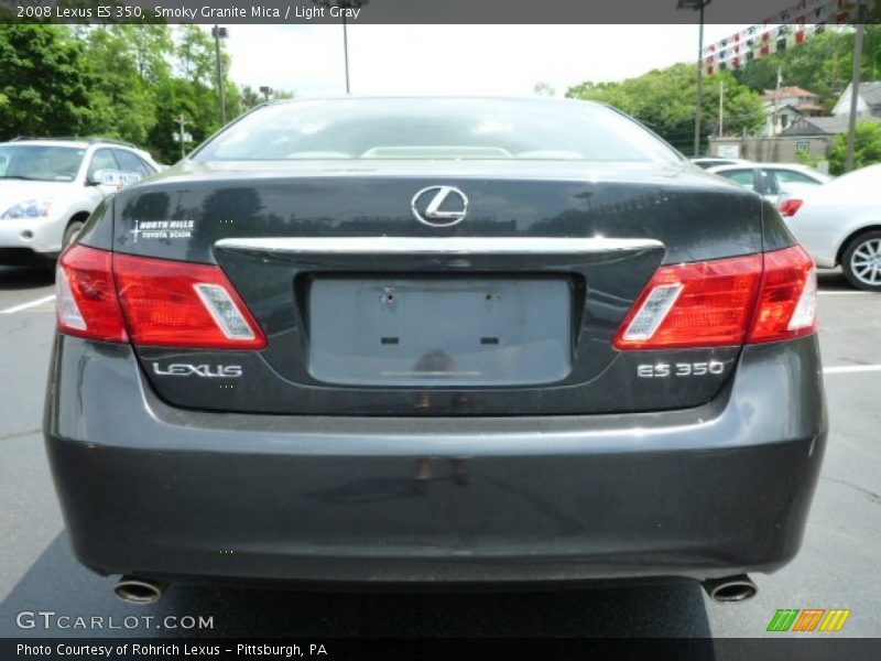 Smoky Granite Mica / Light Gray 2008 Lexus ES 350