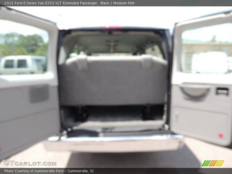 Black / Medium Flint 2013 Ford E Series Van E350 XLT Extended Passenger