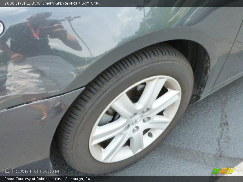 Smoky Granite Mica / Light Gray 2008 Lexus ES 350
